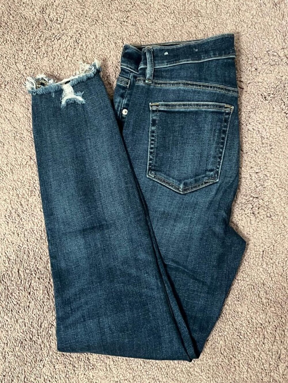 LOFT "The Skinny" Jeans Dark Wash Sz 26/2